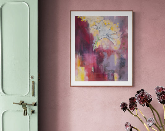 Amaryllis-flower-fine-art-print-on-the-entrance