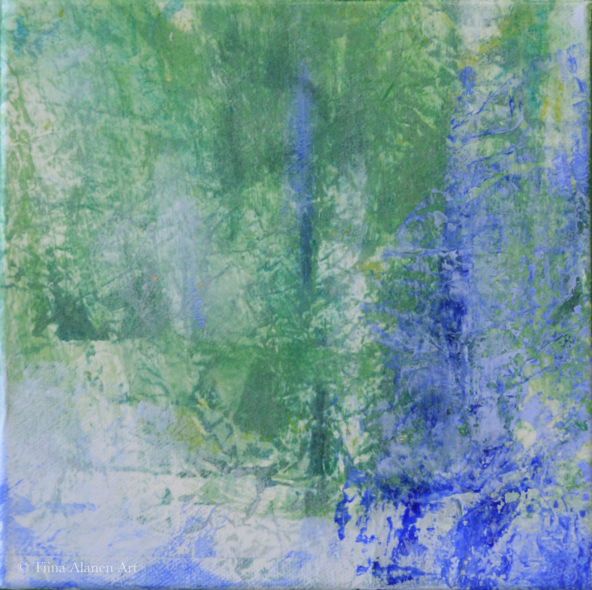 Abstract Acrylic Painting on canvas