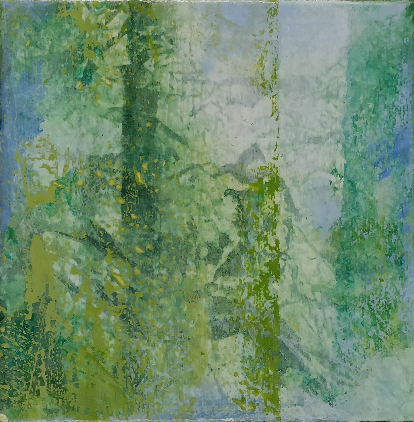 abstract forest painting